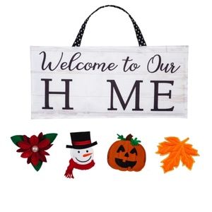 Welcome Home Seasonal Wall Decor Set
